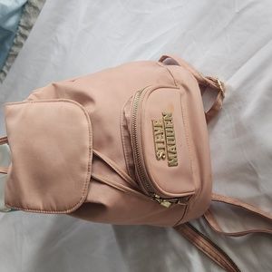 Steve Madden soft pink mini backpack